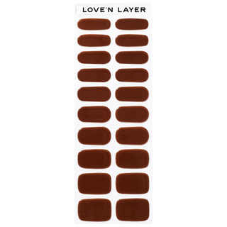 Lovenlayer  Nagelfolie Solid Chocolate Brown 