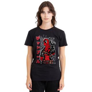 Deadpool Grafik Print T-Shirt  