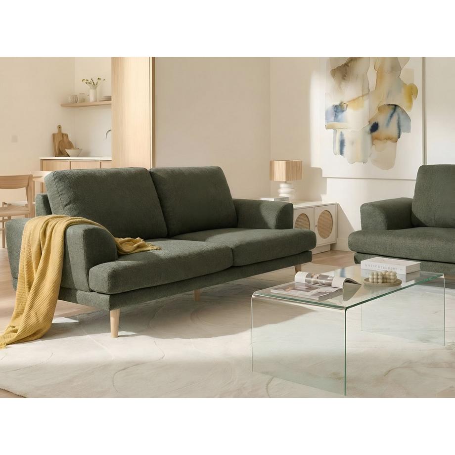 Beliani Canapé 3 places en Tissu Moderne KILDAL  