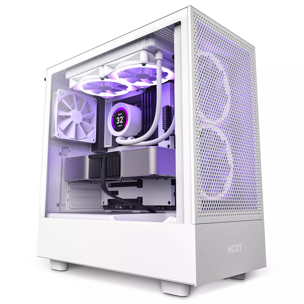NZXT – PC-Gehäuse H5 Flow, Weiss