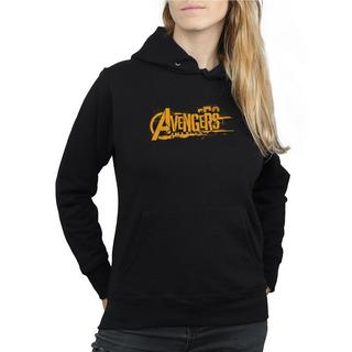 MARVEL  Avengers Infinity War Orange Logo Kapuzenpullover 