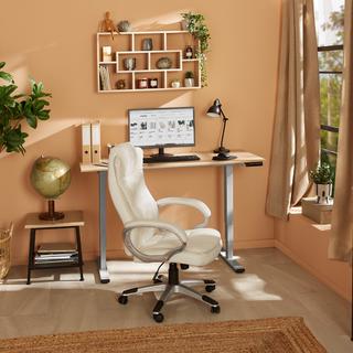 Tectake Tischgestell Twain höhenverstellbar 110-168x60x60-125cm  