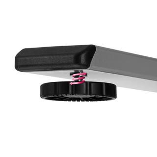 Tectake Bureau Assis Debout TWAIN Pied de Bureau Réglable en Hauteur 110-168x60x60-125cm  