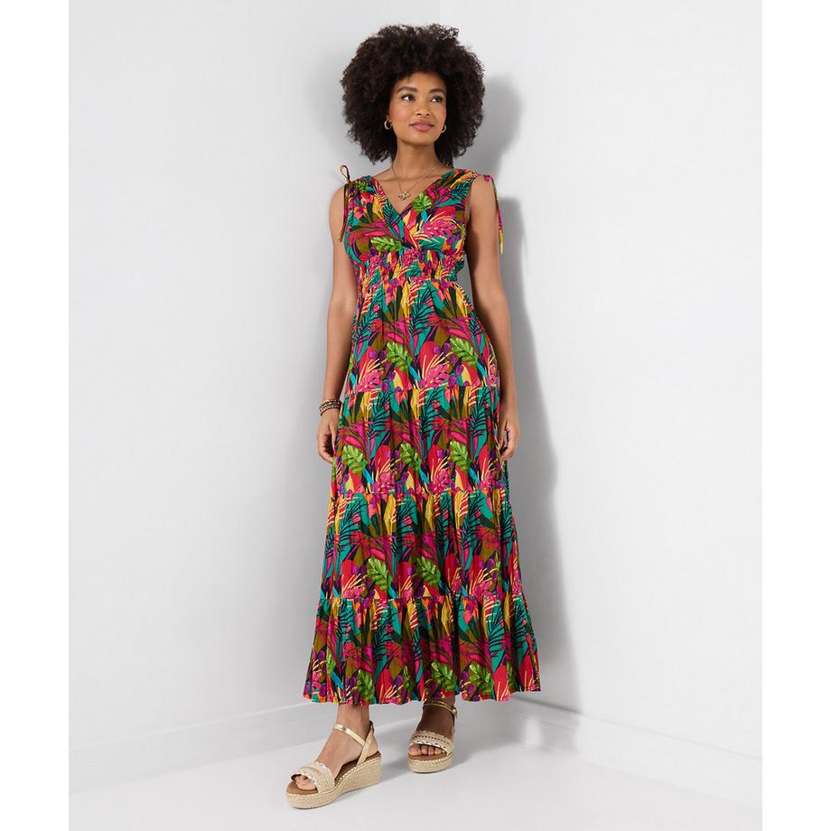 Joe Browns Maxikleid Print Wickelausschnitt  