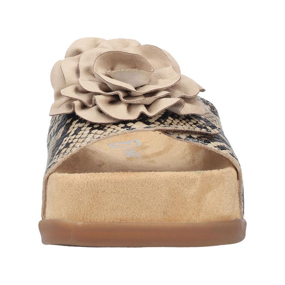 Rieker Pantofole con applicazione floreale  