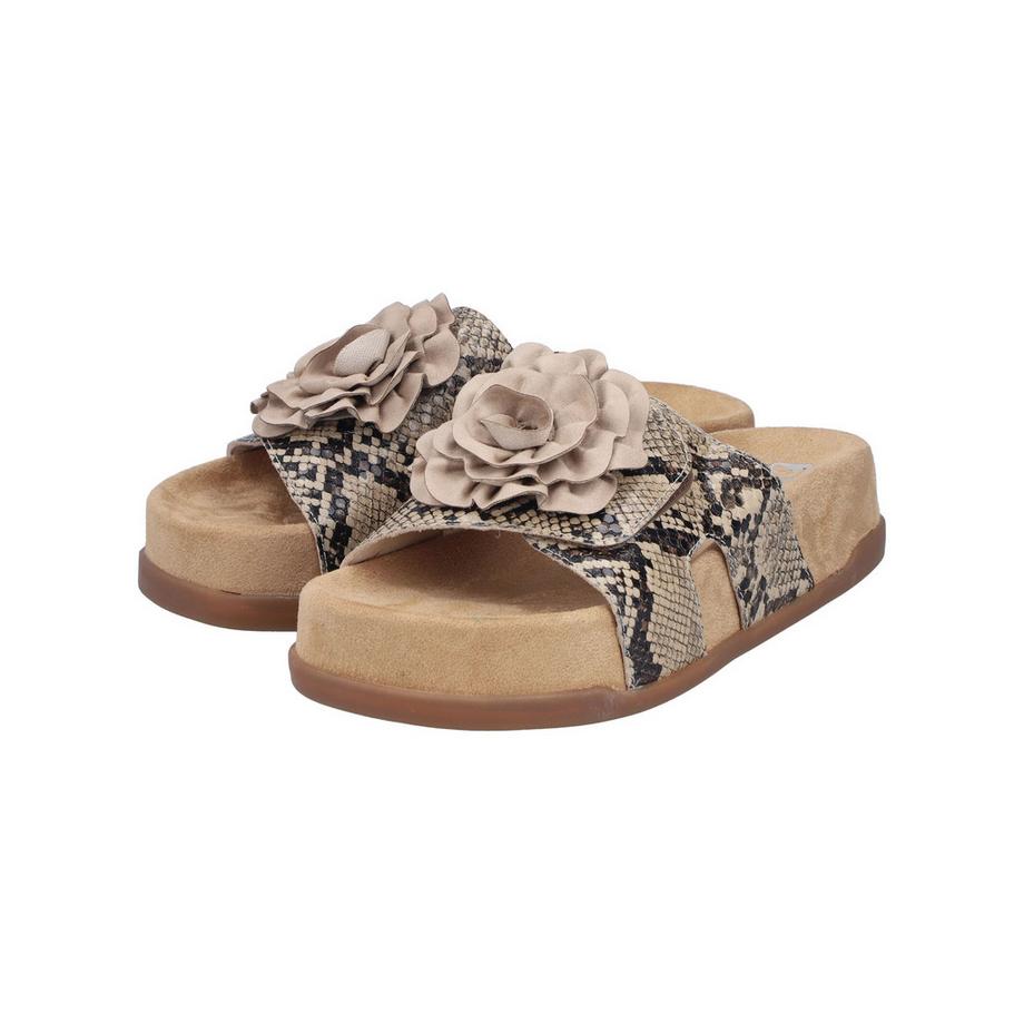 Rieker Pantofole con applicazione floreale  