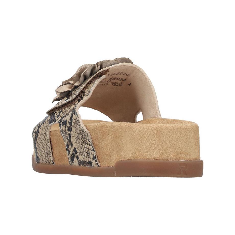 Rieker Pantofole con applicazione floreale  