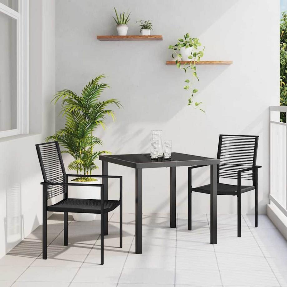 VidaXL Set da Pranzo per Giardino PVC  