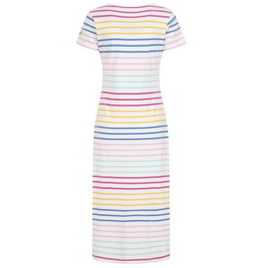 Lazy Jacks Robe T-shirt longue rayée  