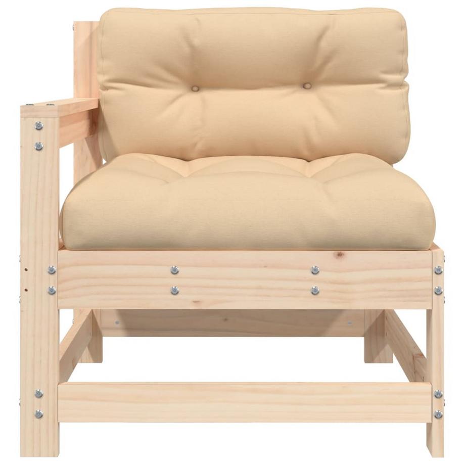 VidaXL Chaise de jardin bois de pin  