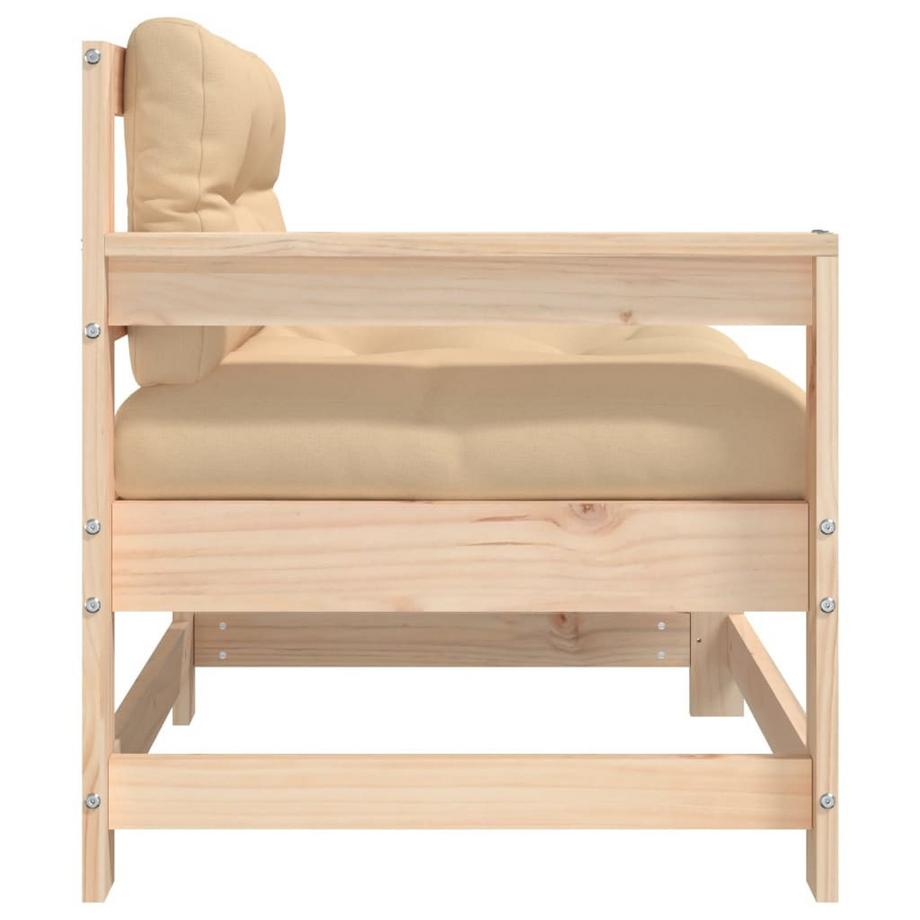 VidaXL Chaise de jardin bois de pin  