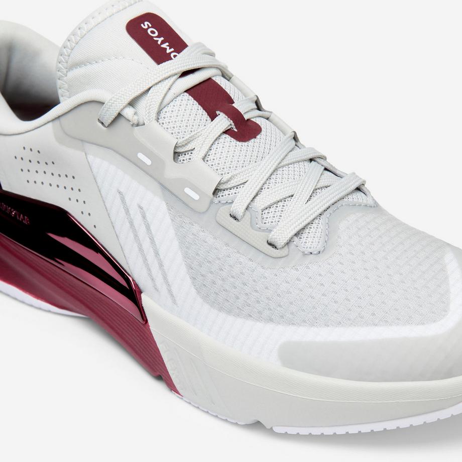 DOMYOS Chaussures de fitness maintien et stabilité Chaussures de fitness et training maintien et stabilité femme, Energy+ bordeaux 