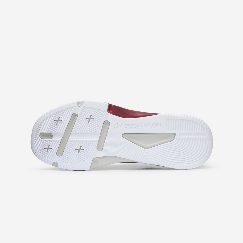 DOMYOS Chaussures de fitness maintien et stabilité Chaussures de fitness et training maintien et stabilité femme, Energy+ bordeaux 