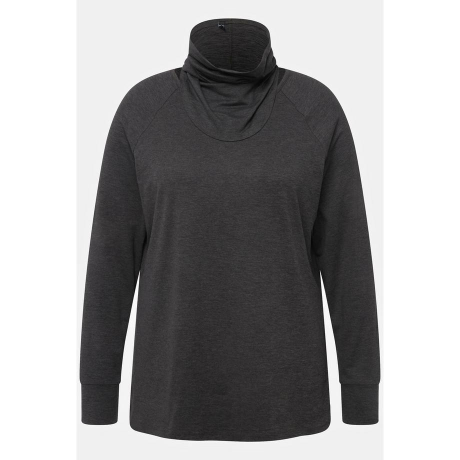 Ulla Popken Loop Rundhals Langarm Sweater mit Daumenloch  