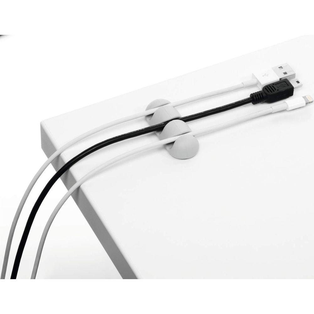 DURABLE  Cavoline Clip Mix Scrivania Supporto per cavo Grigio 