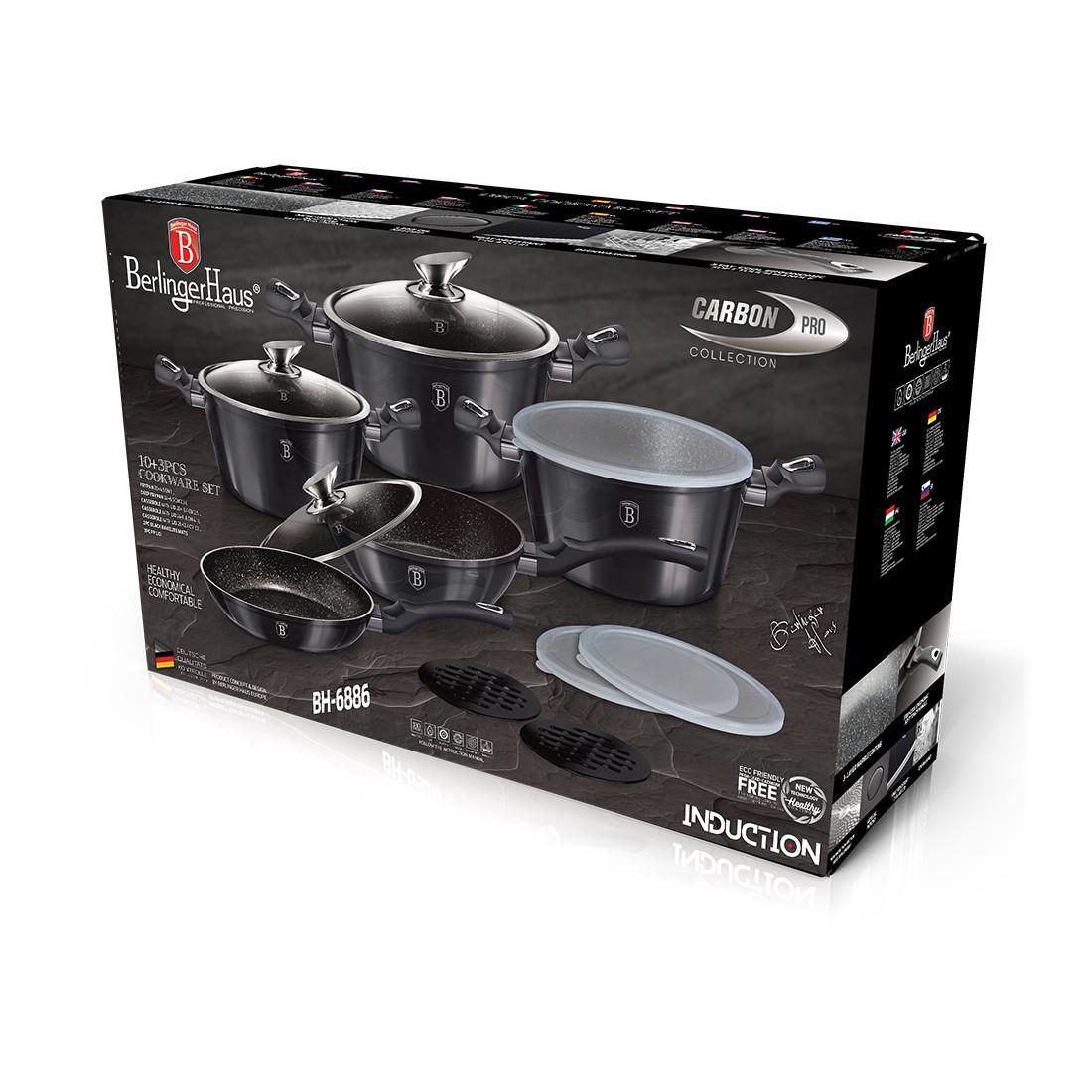 Berlinger Haus  Set de 13 ustensiles de cuisine Metallic Line Carbon Pro Edition 