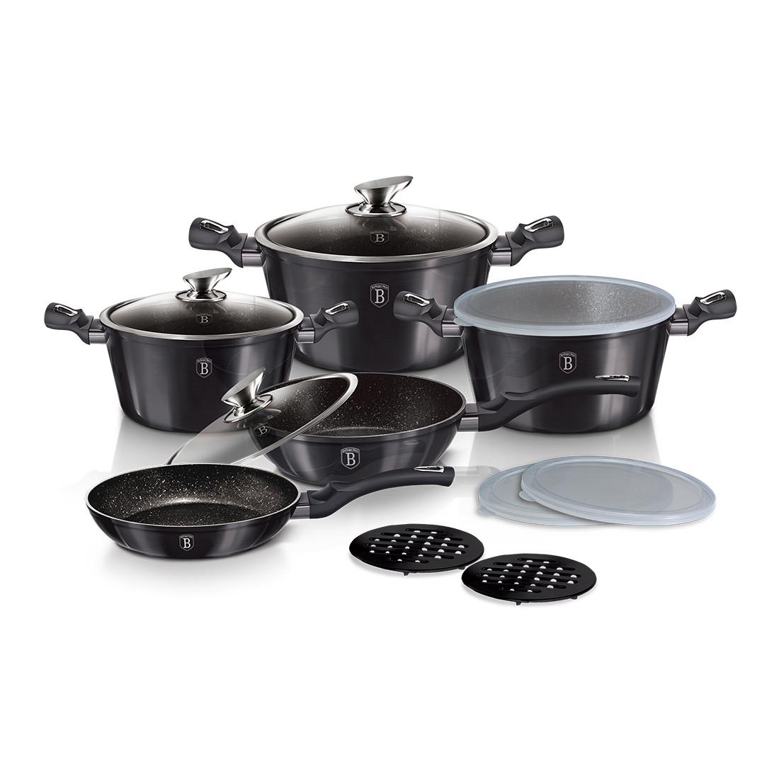 Berlinger Haus  Set de 13 ustensiles de cuisine Metallic Line Carbon Pro Edition 