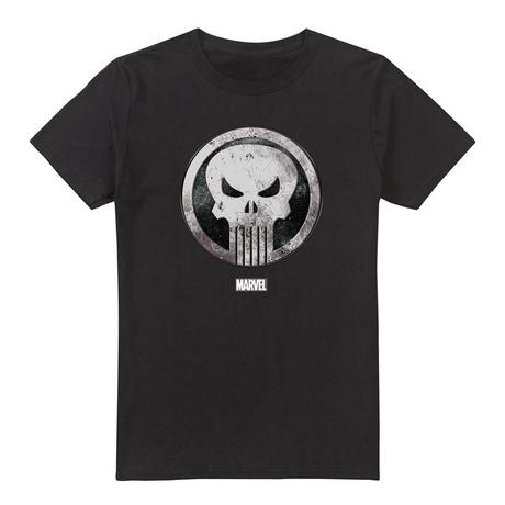 The Punisher  Tshirt WORN SKULL 