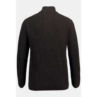 JP1880  Maglione polo con FLEXNAMIC®, lana, collo alto e zip, fino alla tg. 8XL 