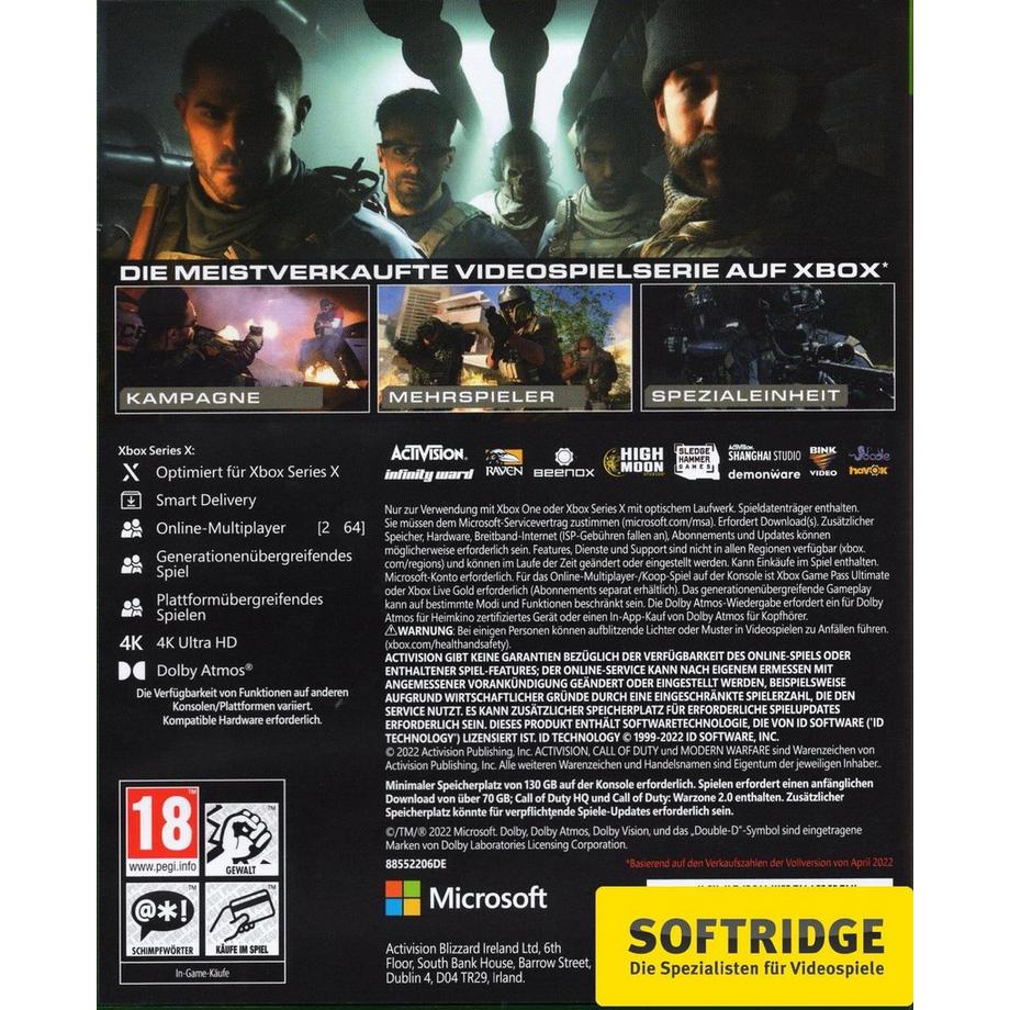 ACTIVISION BLIZZARD  Call of Duty: Modern Warfare 2 