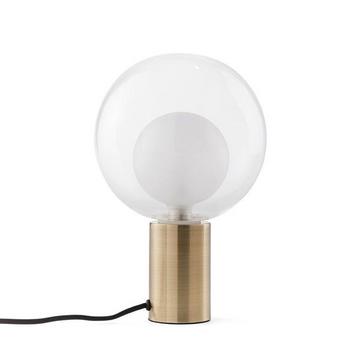 Lampe aus Messing und Glas Arvin