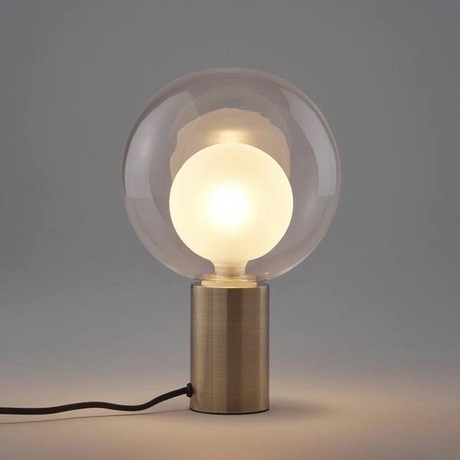 La Redoute Intérieurs Lampe laiton et verre  