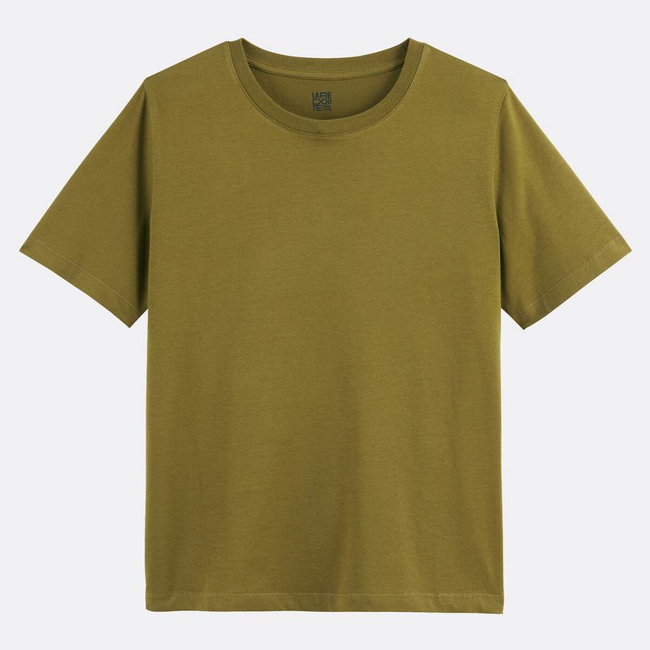 La Redoute Collections T-shirt Col Rond Manches Courtes  