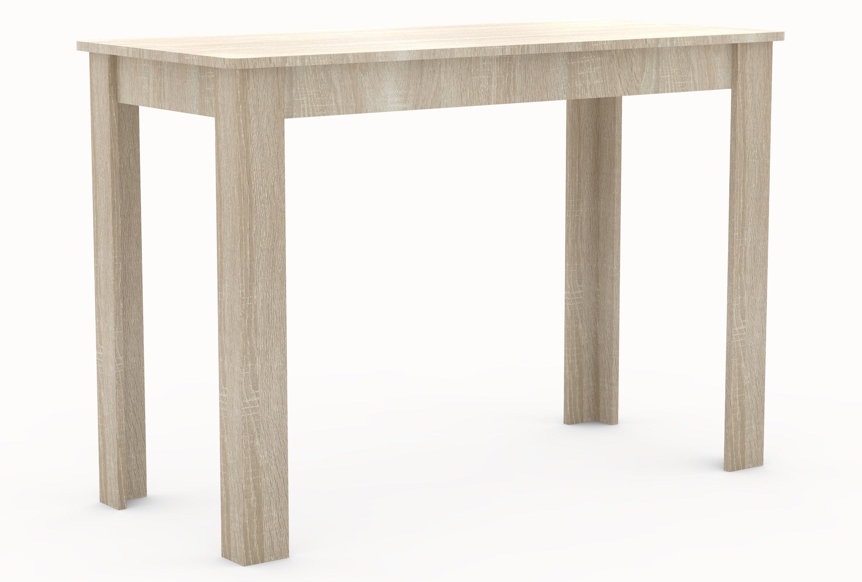 VCM Table à manger en bois Table de cuisine Esal 110 x 50 cm Table à manger en bois Table de cuisine Esal 110 x 50 cm  