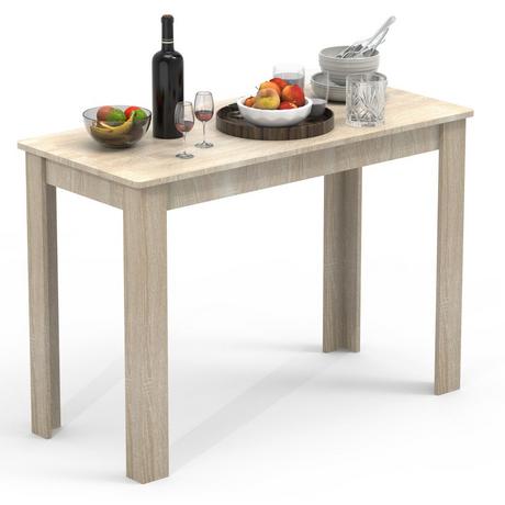 VCM Table à manger en bois Table de cuisine Esal 110 x 50 cm Table à manger en bois Table de cuisine Esal 110 x 50 cm  