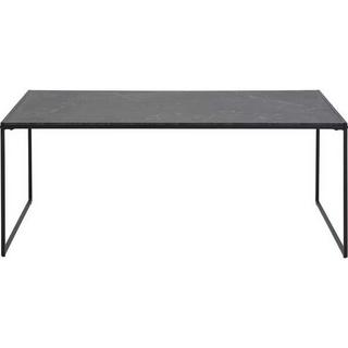 mutoni Table basse Caspar mélamine décor marbre noir 120x60  