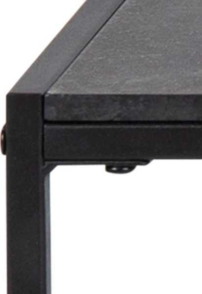 mutoni Table basse Caspar mélamine décor marbre noir 120x60  