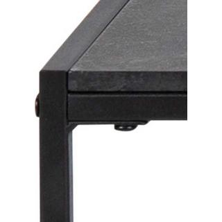 mutoni Table basse Caspar mélamine décor marbre noir 120x60  