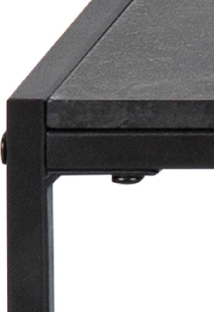 mutoni Table basse Caspar noir 120x60  