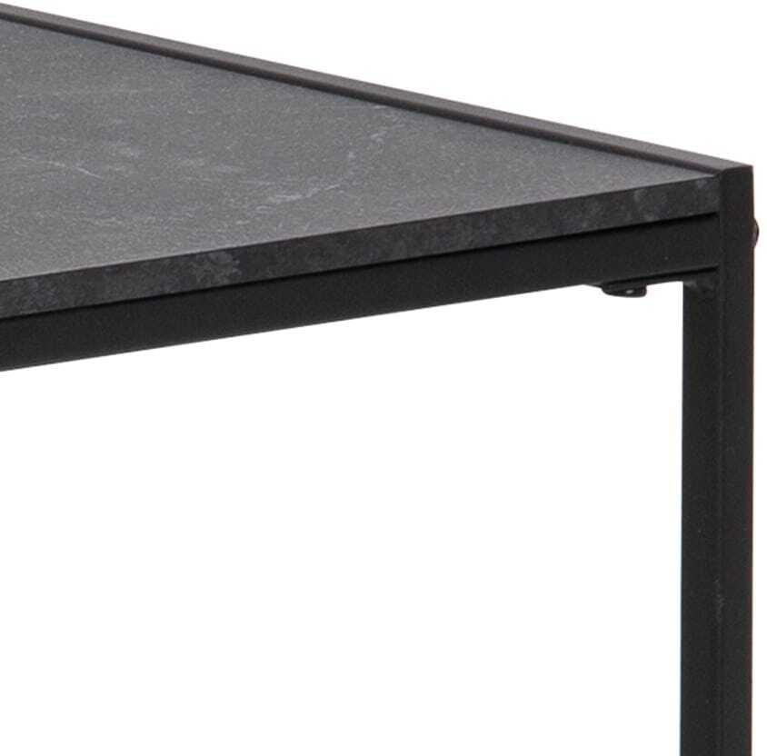 mutoni Table basse Caspar noir 120x60  