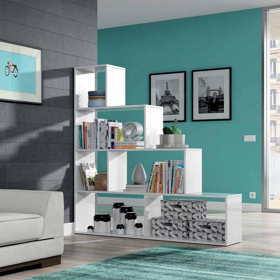 Calicosy Scaffale a 6 scomparti per scale - A145 cm - Klum  