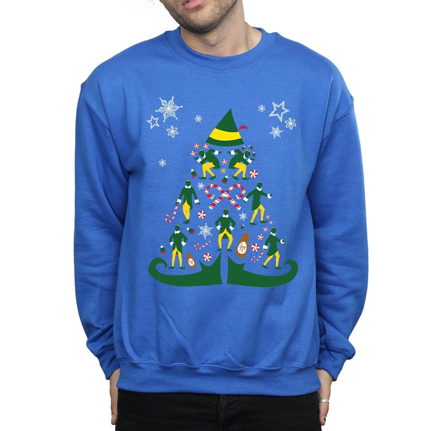Elf Weihnachtsbaum Sweatshirt  