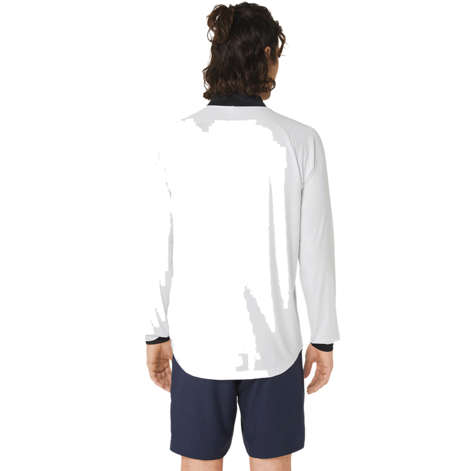 asics  COURT LS ZIP TOP BRILLIANT WHITE MAN 