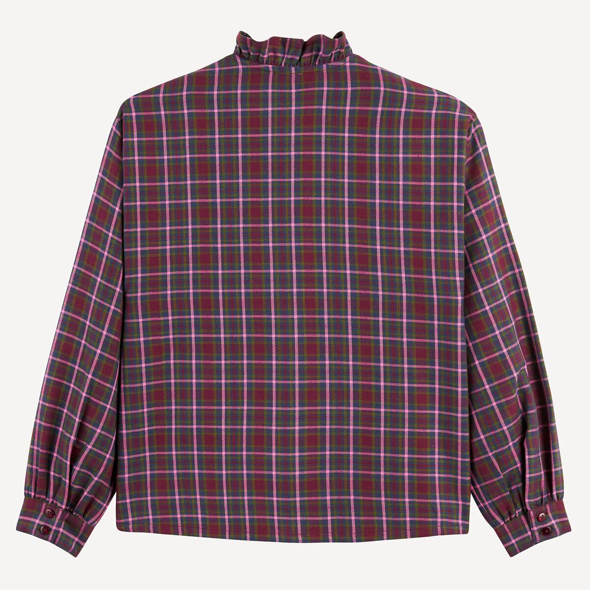 La Redoute Collections  Karierte Bluse mit langen Ärmeln 