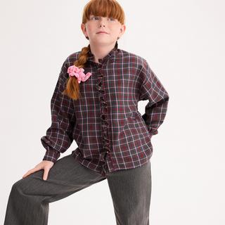 La Redoute Collections  Karierte Bluse mit langen Ärmeln 