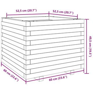 VidaXL fioriera da giardino Legno di pino  