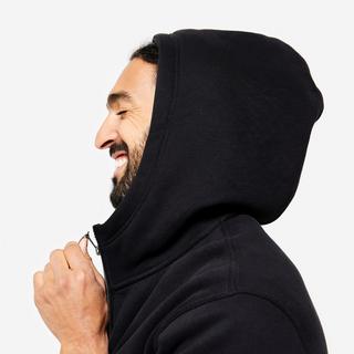 DOMYOS  Sweat à capuche de fitness zippé homme polyester 