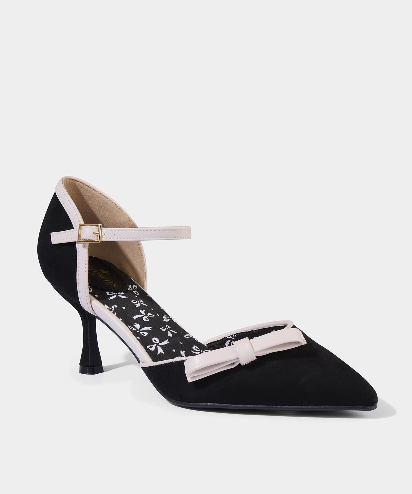 Joe Browns  Schleife Detail Monochrome Slingback Heels 