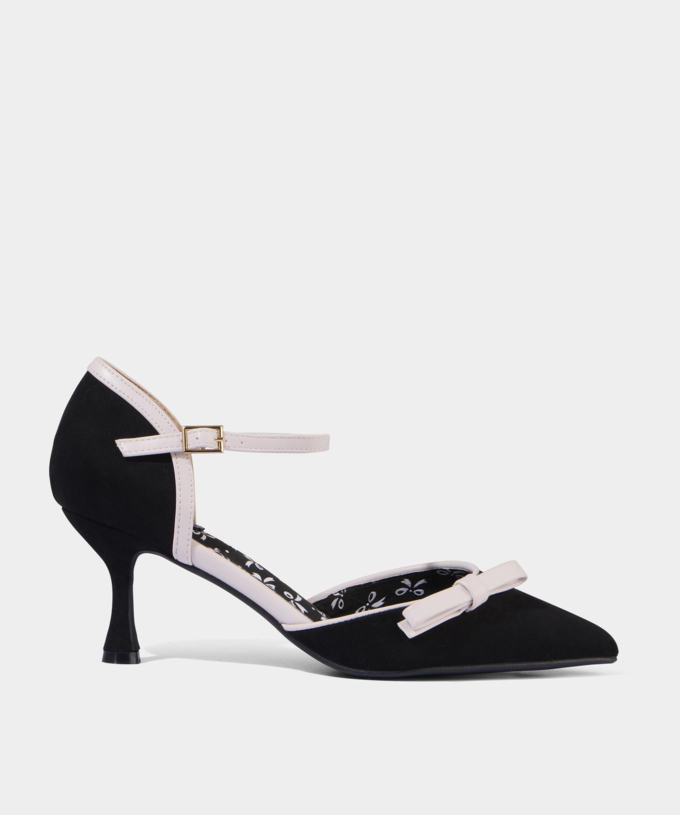 Joe Browns  Schleife Detail Monochrome Slingback Heels 