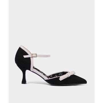 Schleife Detail Monochrome Slingback Heels