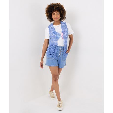 Joe Browns  Denim-Shorts mit aufgesetzten Taschen 