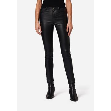 Pantalon en cuir  PND (Stretch), avec effet 5 poches