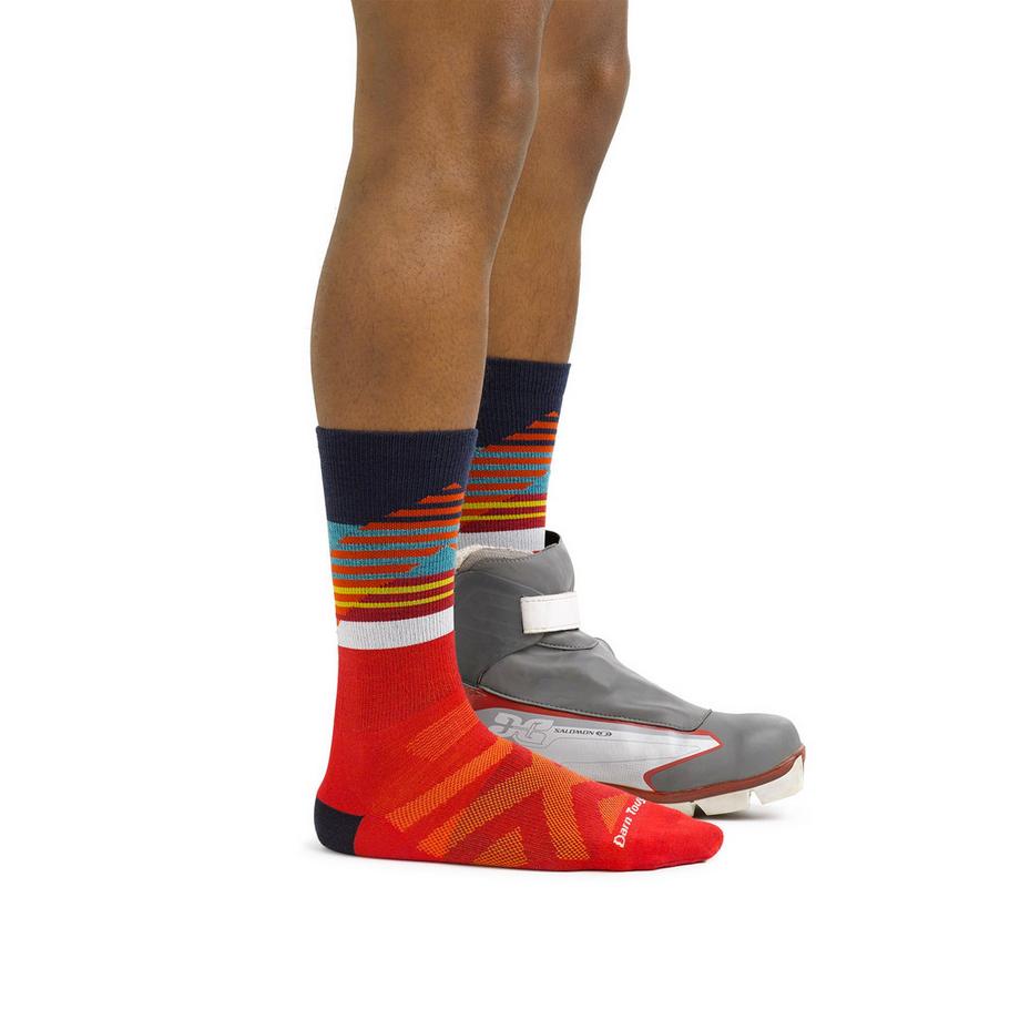 Darn Tough Vermont  Darn Tough Chaussettes Homme Bottes Ski Snowboard Motif Nordique Laine Mérinos 