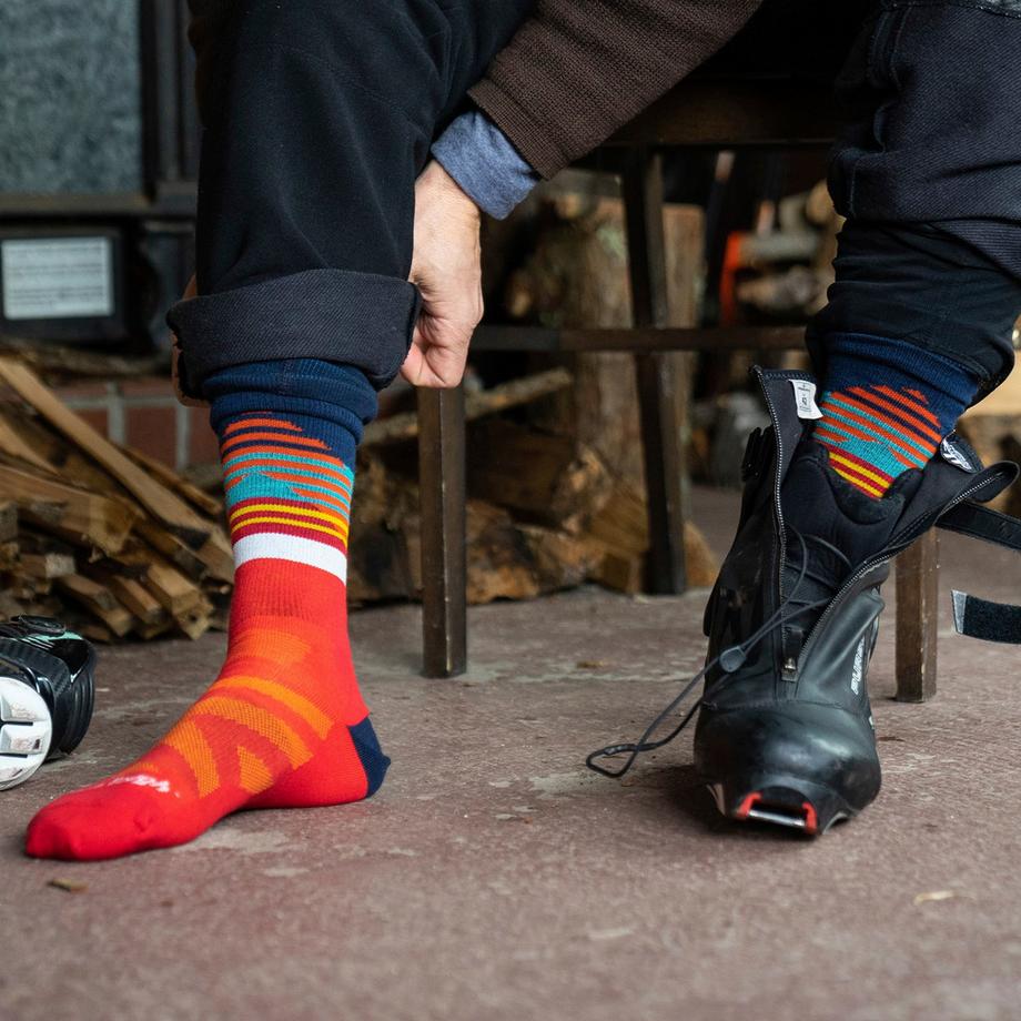 Darn Tough Vermont  Darn Tough Chaussettes Homme Bottes Ski Snowboard Motif Nordique Laine Mérinos 