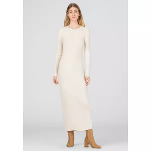 Maxi-Strickkleid mit Rücken-Cut-out