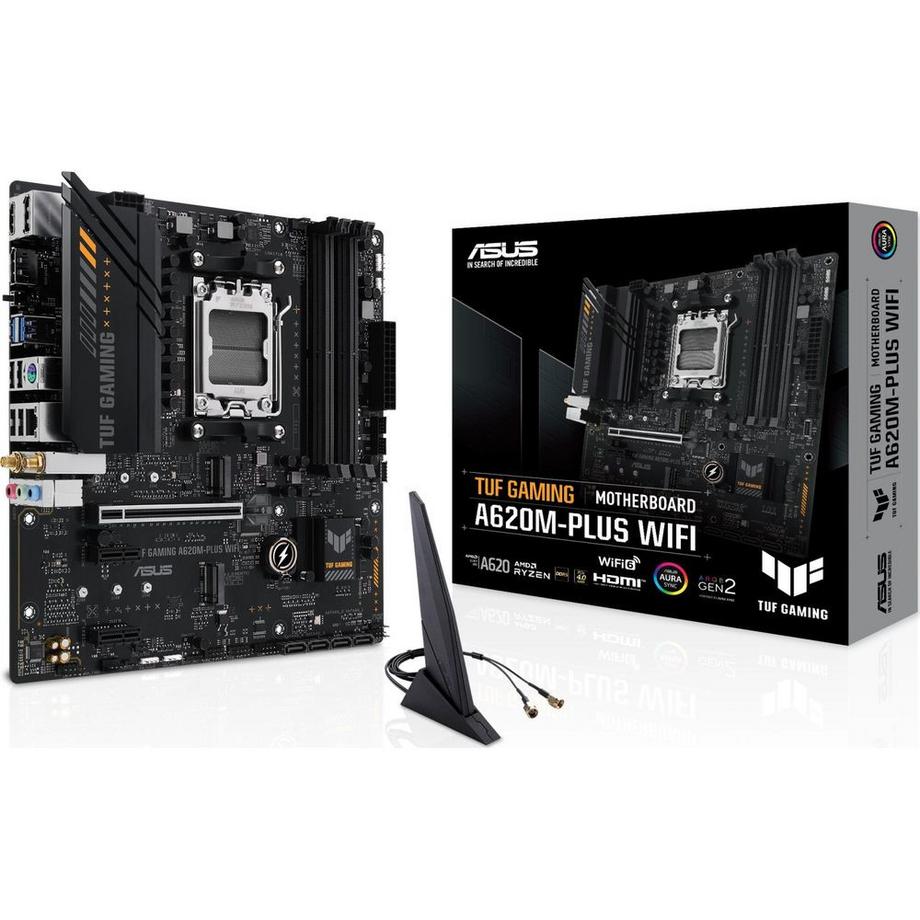 ASUS  TUF GAMING A620M-PLUS WIFI AMD A620 Socket AM5 micro ATX 